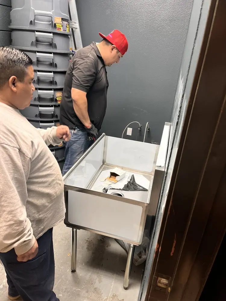 Commercial plumbing and sink installation in Colony Park